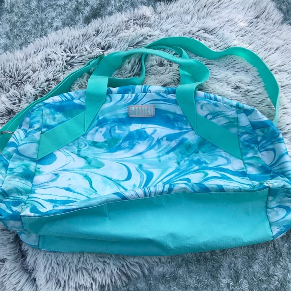 justice duffle bag